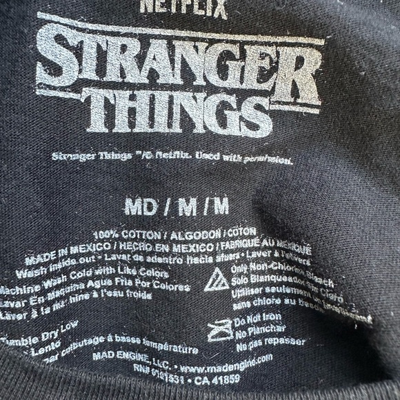 Stranger Things Hellfire Club, Men's Graphic Crew Neck Short Sleeves T-Shirt - Picture 5 of 5